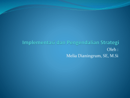 Implementasi dan Pengendalian Strategi
