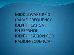 RFID - Ingenieria de Sistemas e Informatica