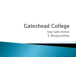 Gateshead College - RSC London Moodle