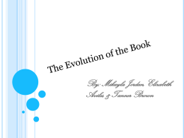 evolution of the book - bluemedia2013-1