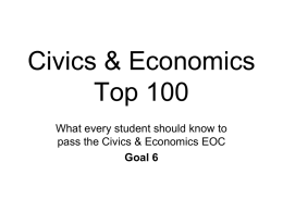 Civics & Economics Top 100