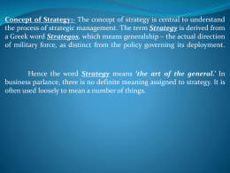 5. Strategic Planning and Marketing Management Process