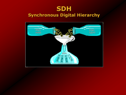 SDH - Synchronous Digital Hierarchy