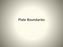 Plate Boundaries