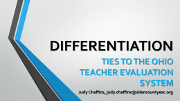 DIFFERENTIATION - Allen County Educational Service Center