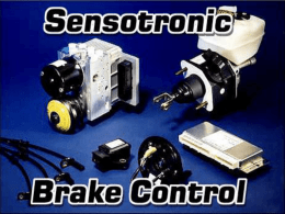 Sensotronic Brake Control (SBC)