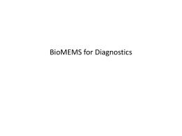 BioMEMS for Diagnostics