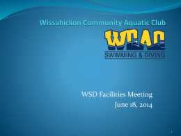 WCAC Presentation - Wissahickon School District