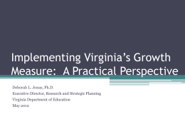 Jonas PowerPoint slides - CCSSO State Consortium on Educator