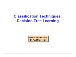 Decision Tree Classification