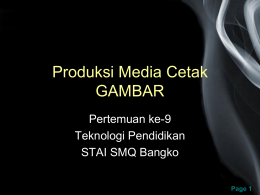 Produksi Media Cetak GAMBAR