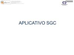 Inducción Aplicativo SGC