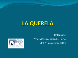 SLIDES QUERELA definitive