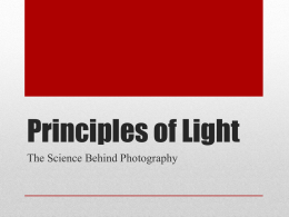 Principles of Light PowerPoint
