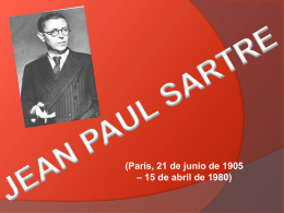 JEAN PAUL SARTRE.