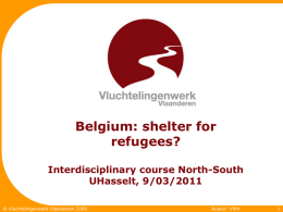 PPT Belgium, shelter for refugees 9.03.12