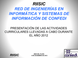 RIISIC - Confedi