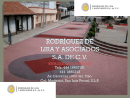 Diapositiva 1 - Rodriguez de Lira y Asociados