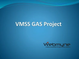 VMSS GAS Project