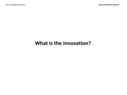 What is the innovation?