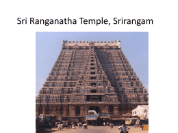 Sri Ranganatha Temple, Srirangam