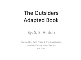 Adapted Book Level 3 - Haralson County Schools