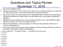 Review Questions for November 11