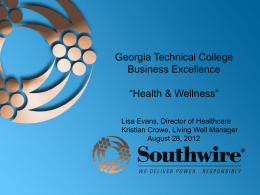 Southwire – Business Excellence Presentation