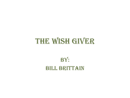 The Wish giver - Hackettstown School District