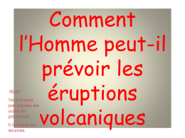 -les éruption volcanique