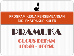 Program Ekstrakurikuler Pramuka