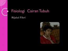 3.Fisiologi Cairan Tubuh