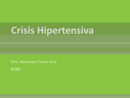 Crisis Hipertensiva e Hipertensión Maligna