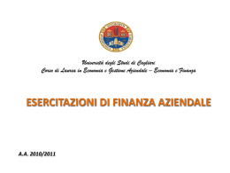 1 + i - Economia - Universit&agrave; degli studi di Cagliari.