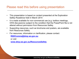 MS - Toolbox Presentation - 2014