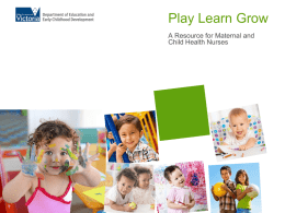 Play Learn Grow - Department of Education and Early Childhood