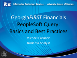 PowerPoint Slides - University System of Georgia
