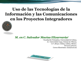 PowerPoint - Coordinación General de Tecnologías de Información