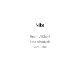 Nike TNC Presentation