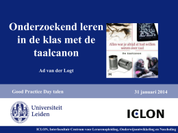 workshop Ad van der Logt