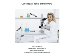 Corinne L. Bloch-Mullins – Concepts as tools of discovery