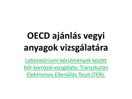 OECD ajánlásvegyianyagokhasználatára