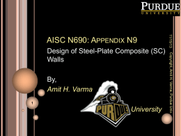 A Varma Presentation on AISC 690 Update_Design of Steel