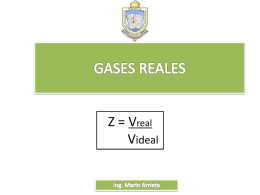 Gases reales