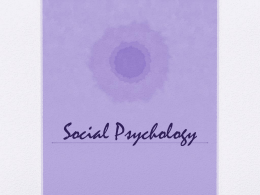 Social Psychology JC - Middletown High School
