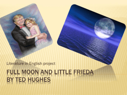 Full moon and Little Frieda by ted hughes