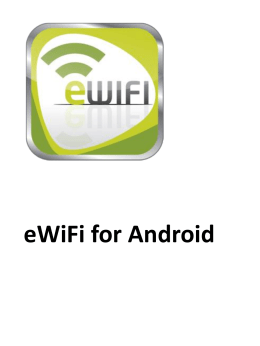 eWifi User Guide