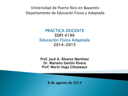 1er día Práctica docente - Universidad de Puerto Rico en Bayamón