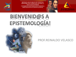 1.Tema Espistemología