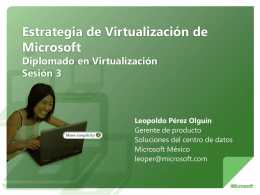 Session 4 - Virtualization